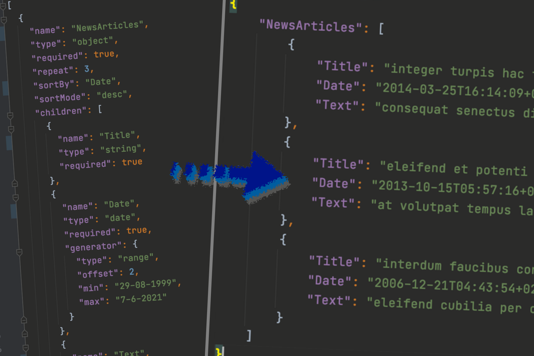 dummy JSON